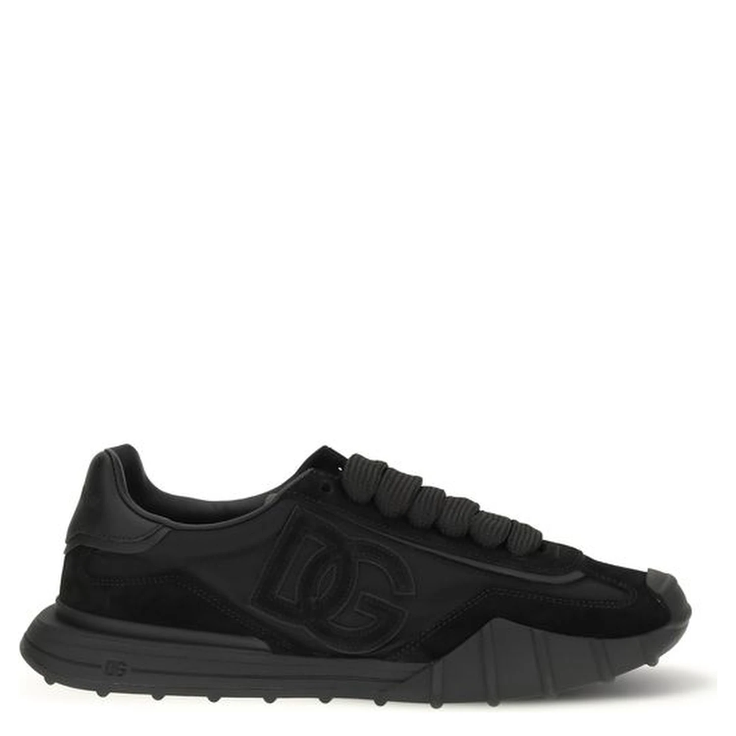 Black Calf Leather Bos Taurus Athletic Sneakers