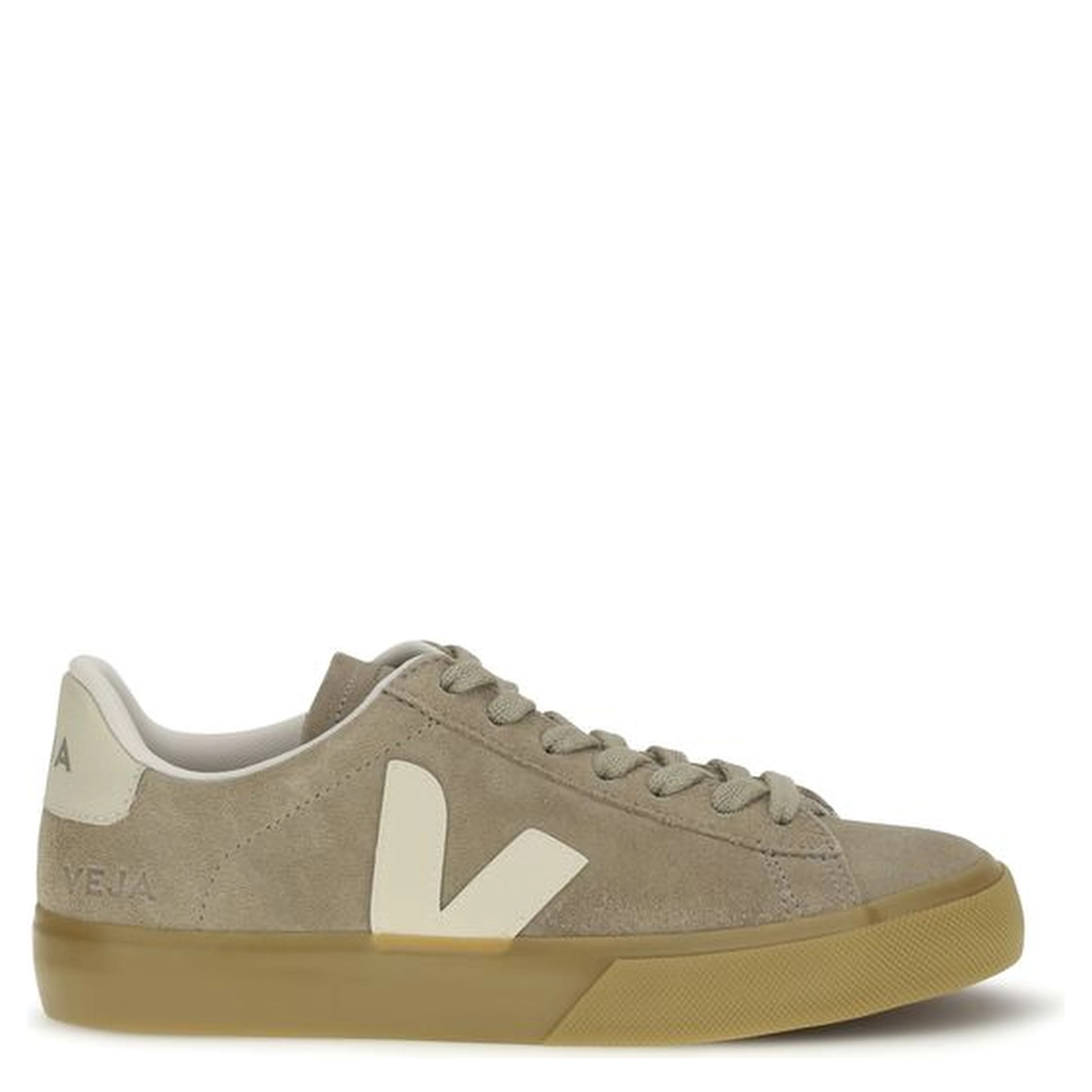 Beige Calf Leather Bos Taurus Sneakers