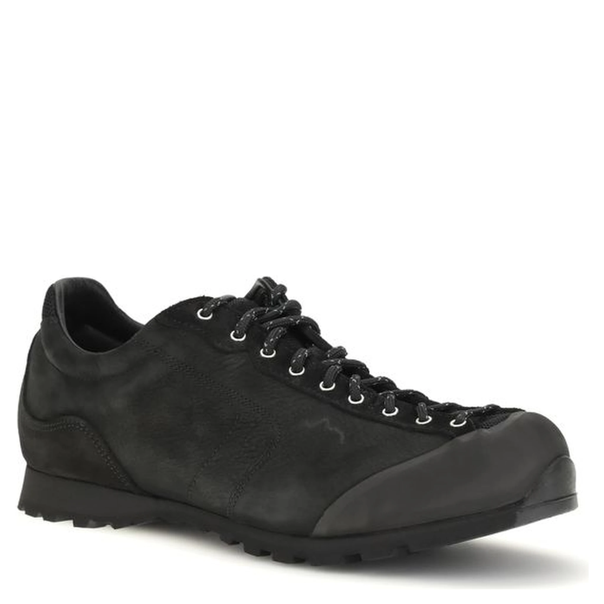 Black Calf Leather Bos Taurus Athletic Sneakers