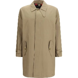 Beige Polyamide Trench Coat