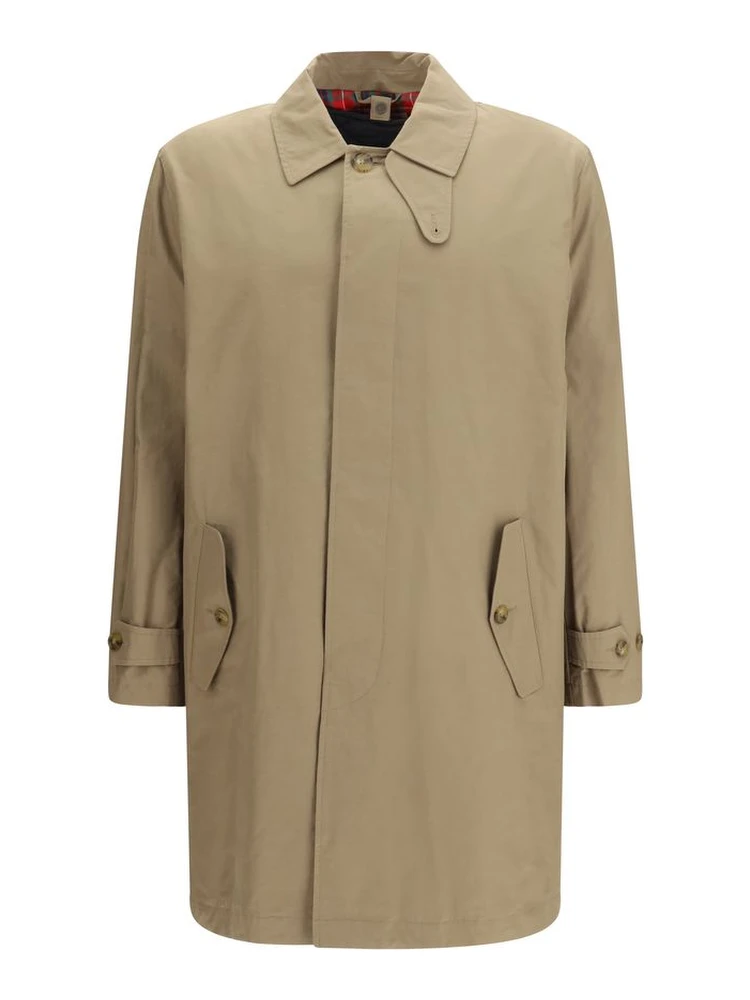 Beige Polyamide Trench Coat