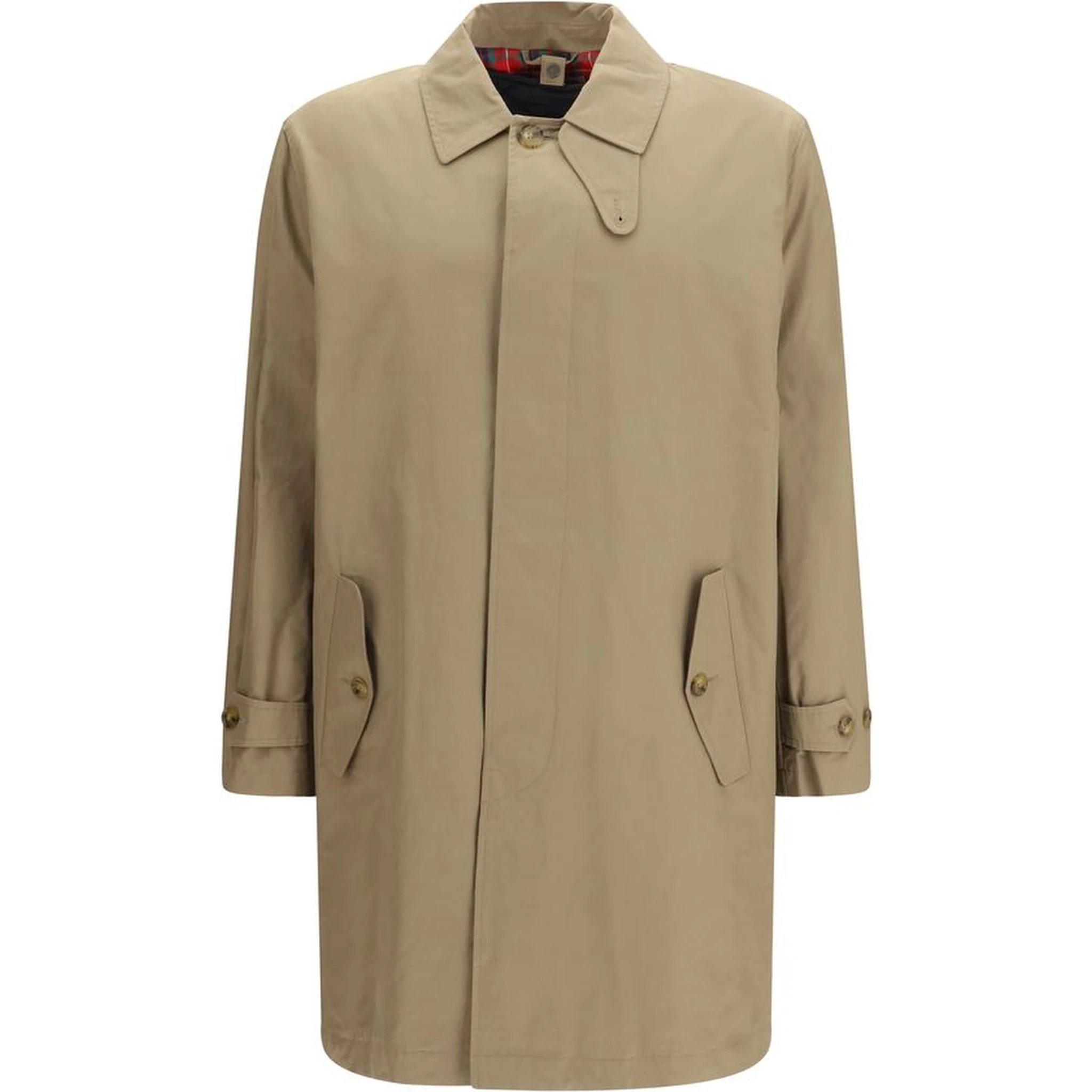 Beige Polyamide Trench Coat