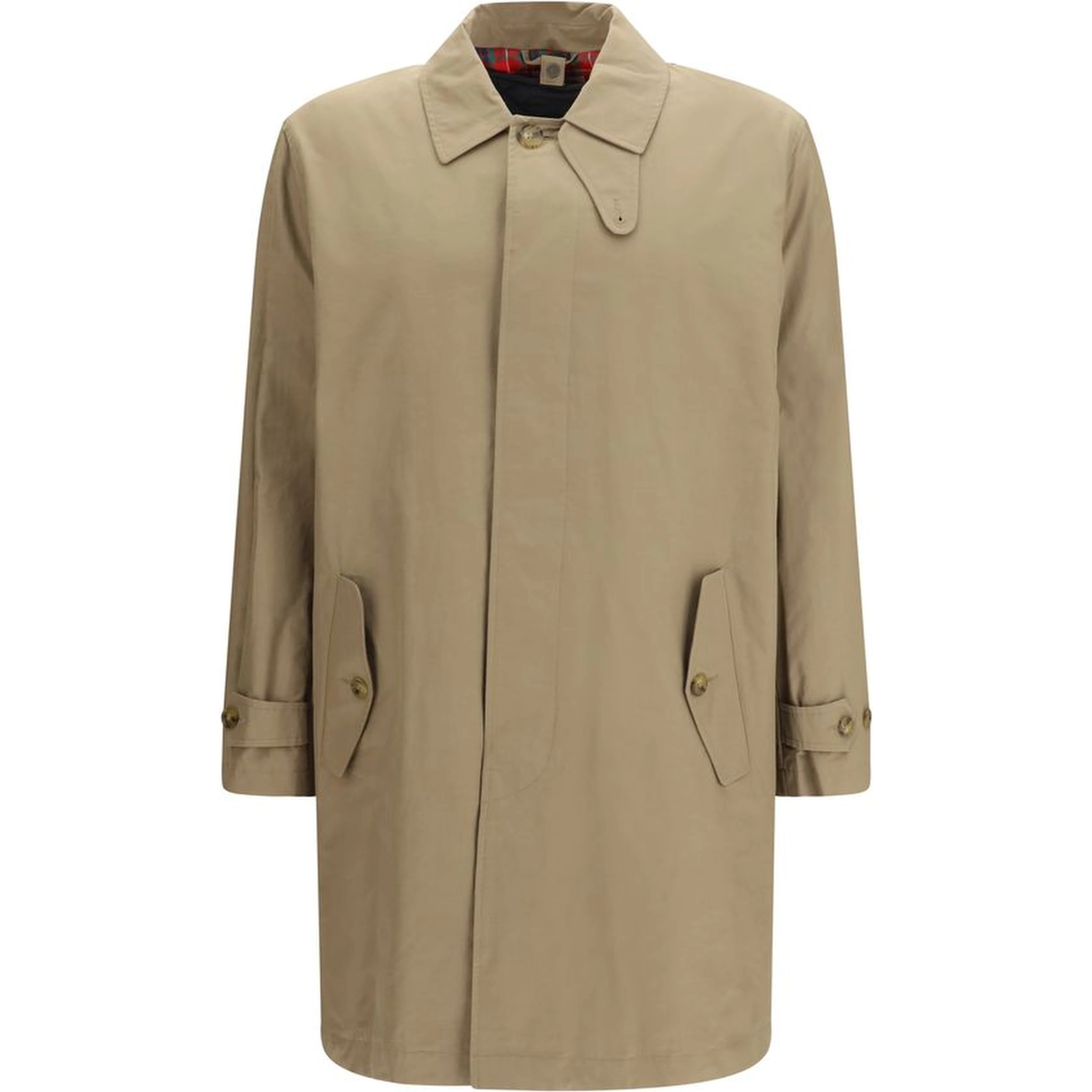 Beige Polyamide Trench Coat