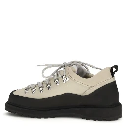 Beige Polyester Ankle Boots