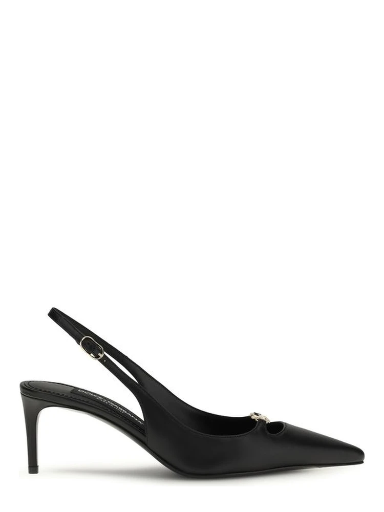 Black Calf Leather Bos Taurus High Heel Pumps