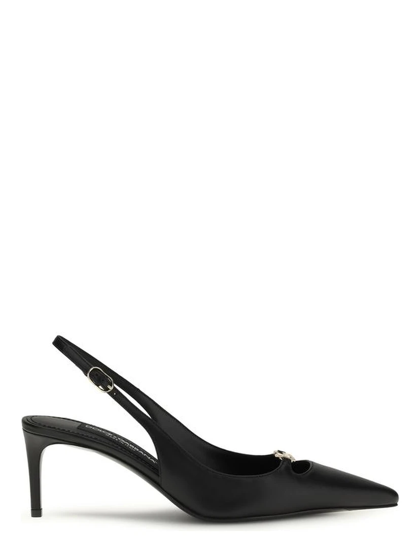 Black Calf Leather Bos Taurus High Heel Pumps