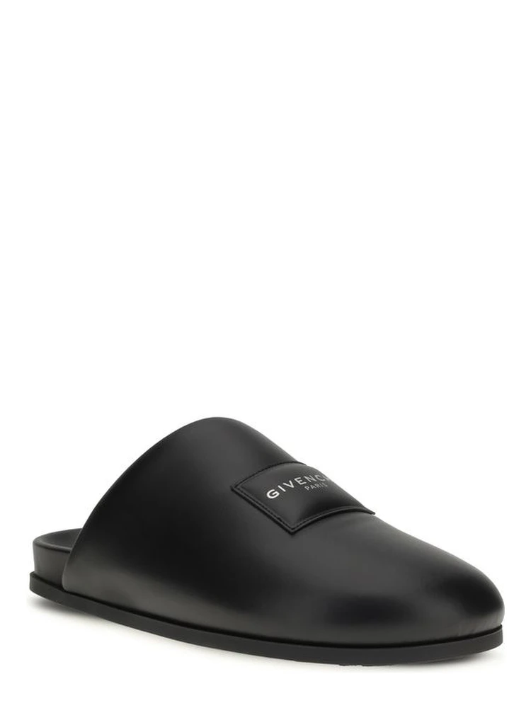 Black Calf Leather Bos Taurus Mules alternative