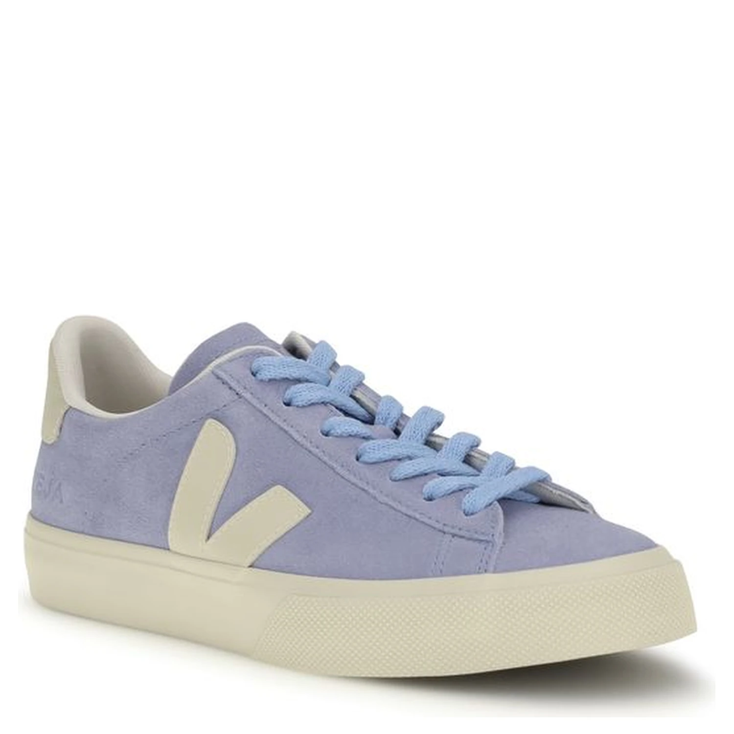 Blue Rubber Low Top Sneakers