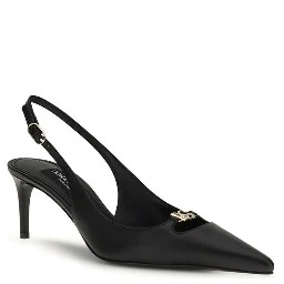 Black Calf Leather Bos Taurus High Heel Pumps