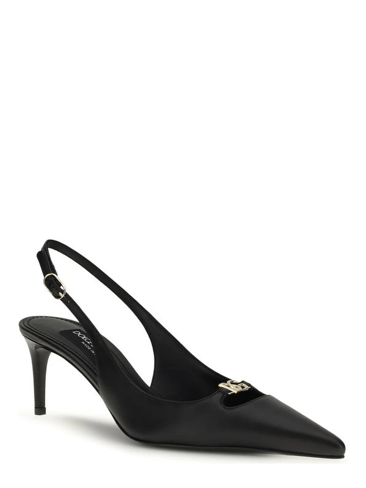 Black Calf Leather Bos Taurus High Heel Pumps alternative