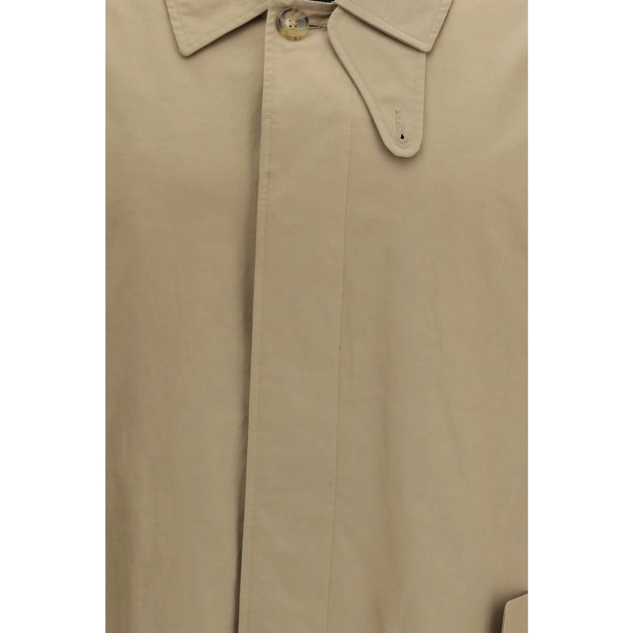 Beige Polyamide Trench Coat