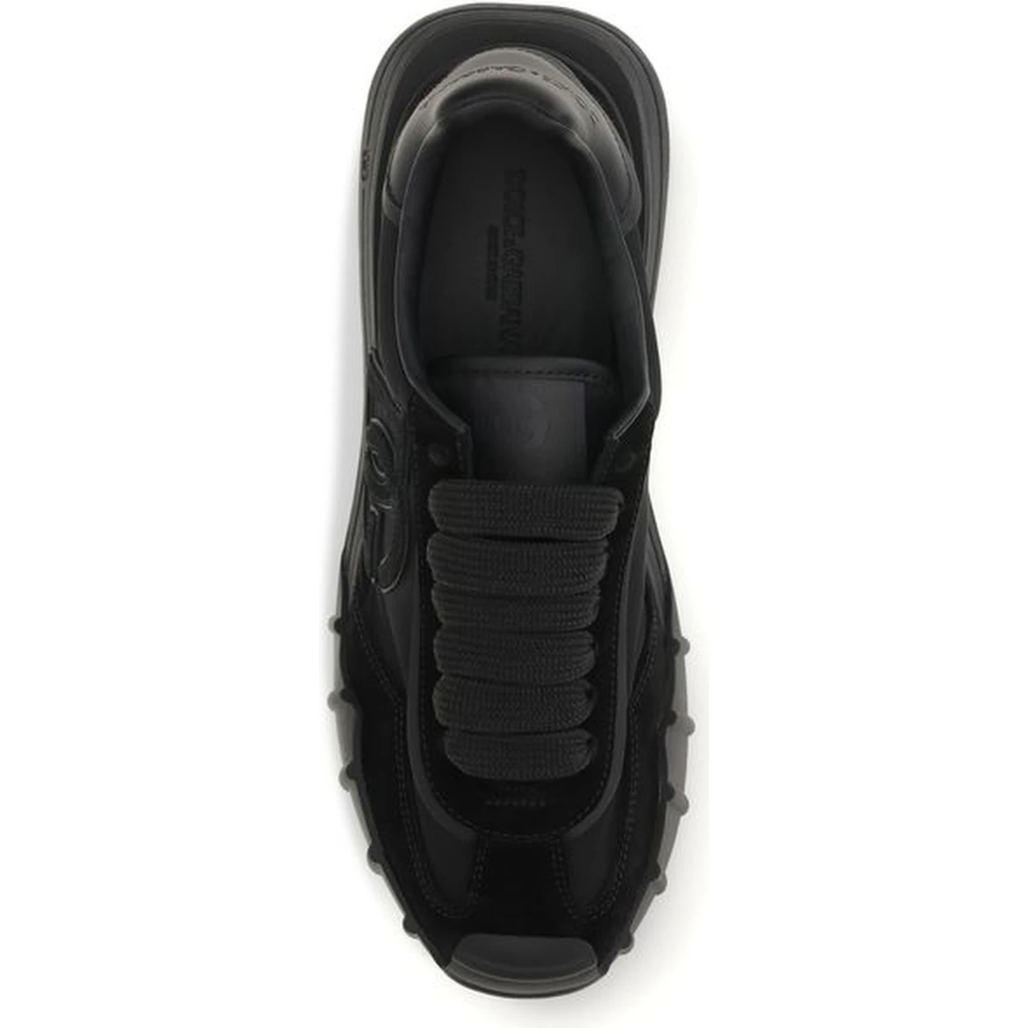 Black Calf Leather Bos Taurus Athletic Sneakers
