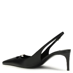 Black Calf Leather Bos Taurus High Heel Pumps