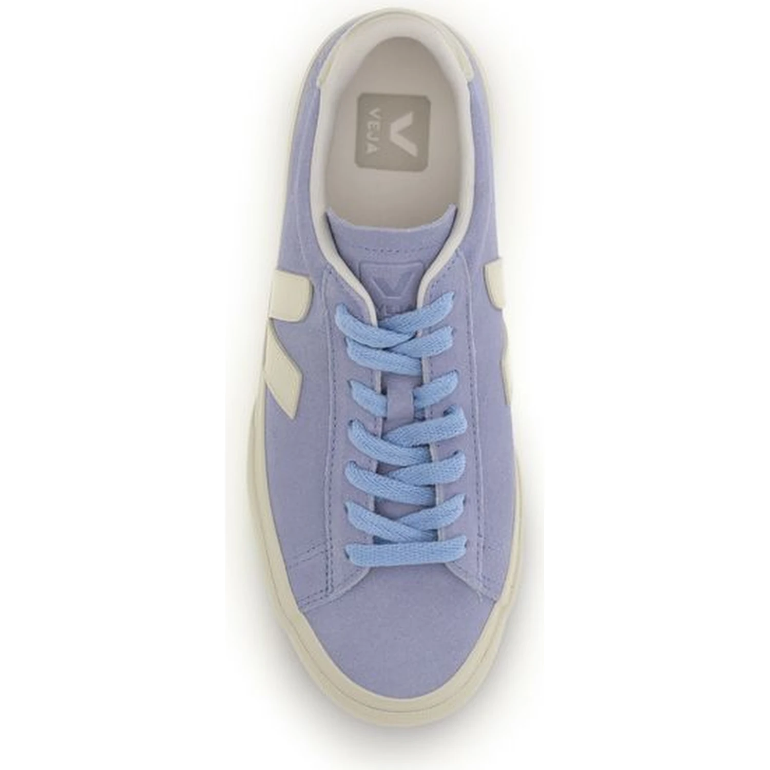 Blue Rubber Low Top Sneakers