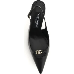 Black Calf Leather Bos Taurus High Heel Pumps