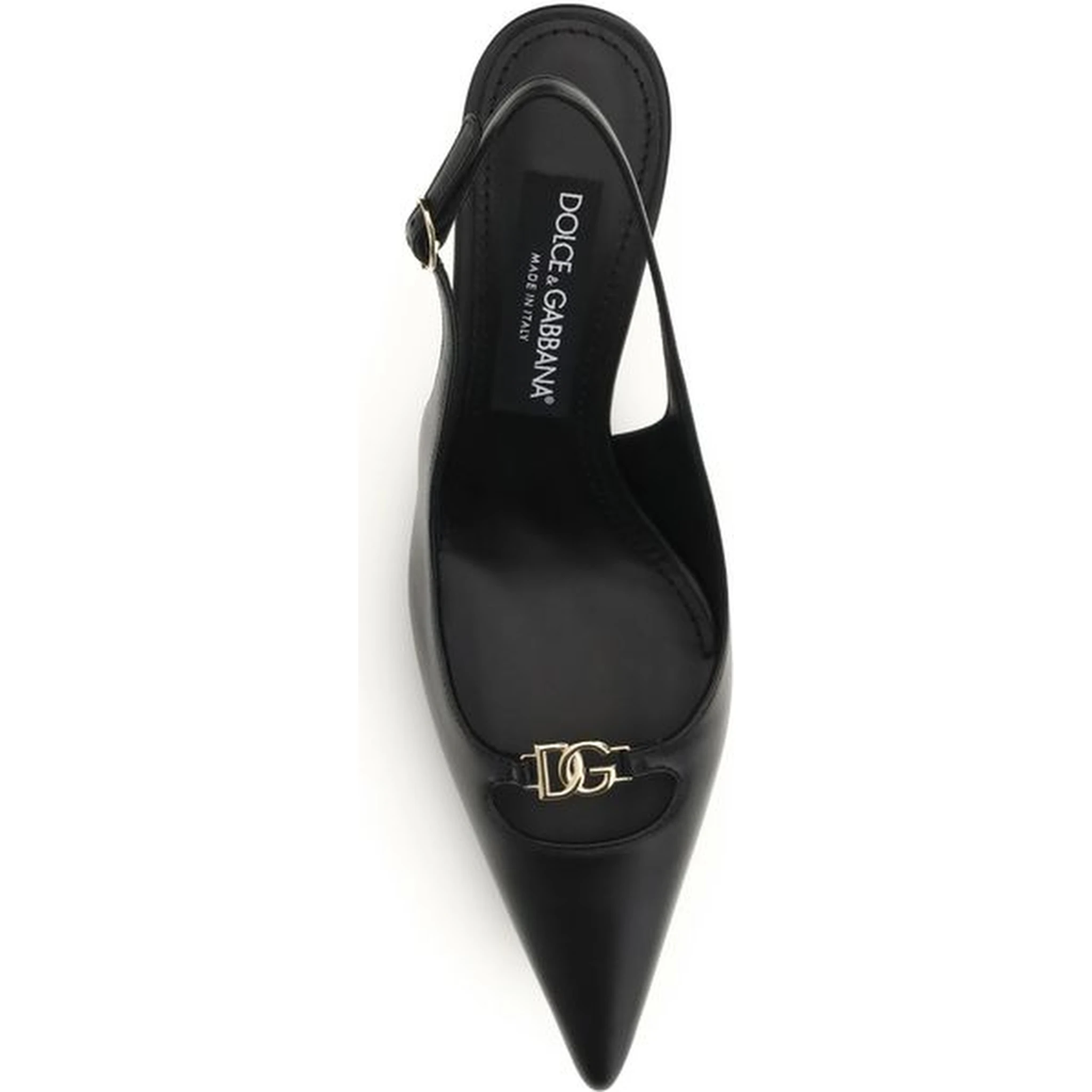 Black Calf Leather Bos Taurus High Heel Pumps