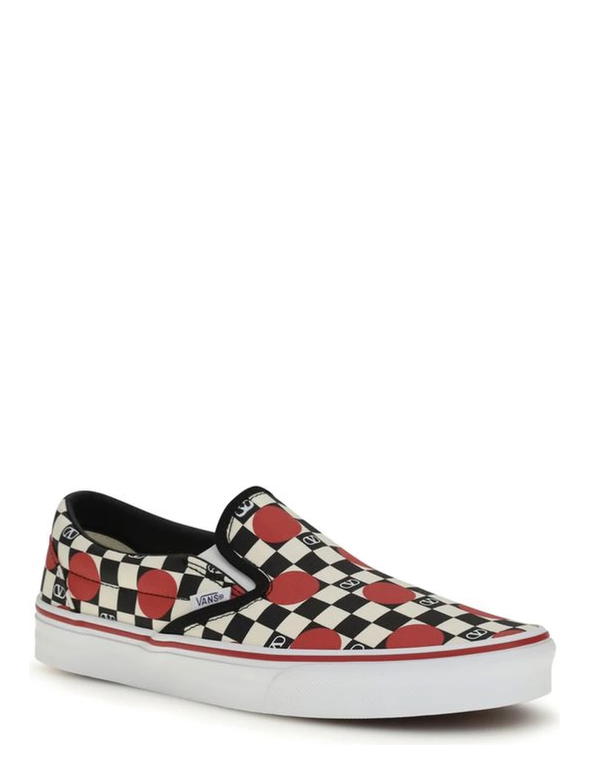 Multicolor Cotton Low Top Sneakers
