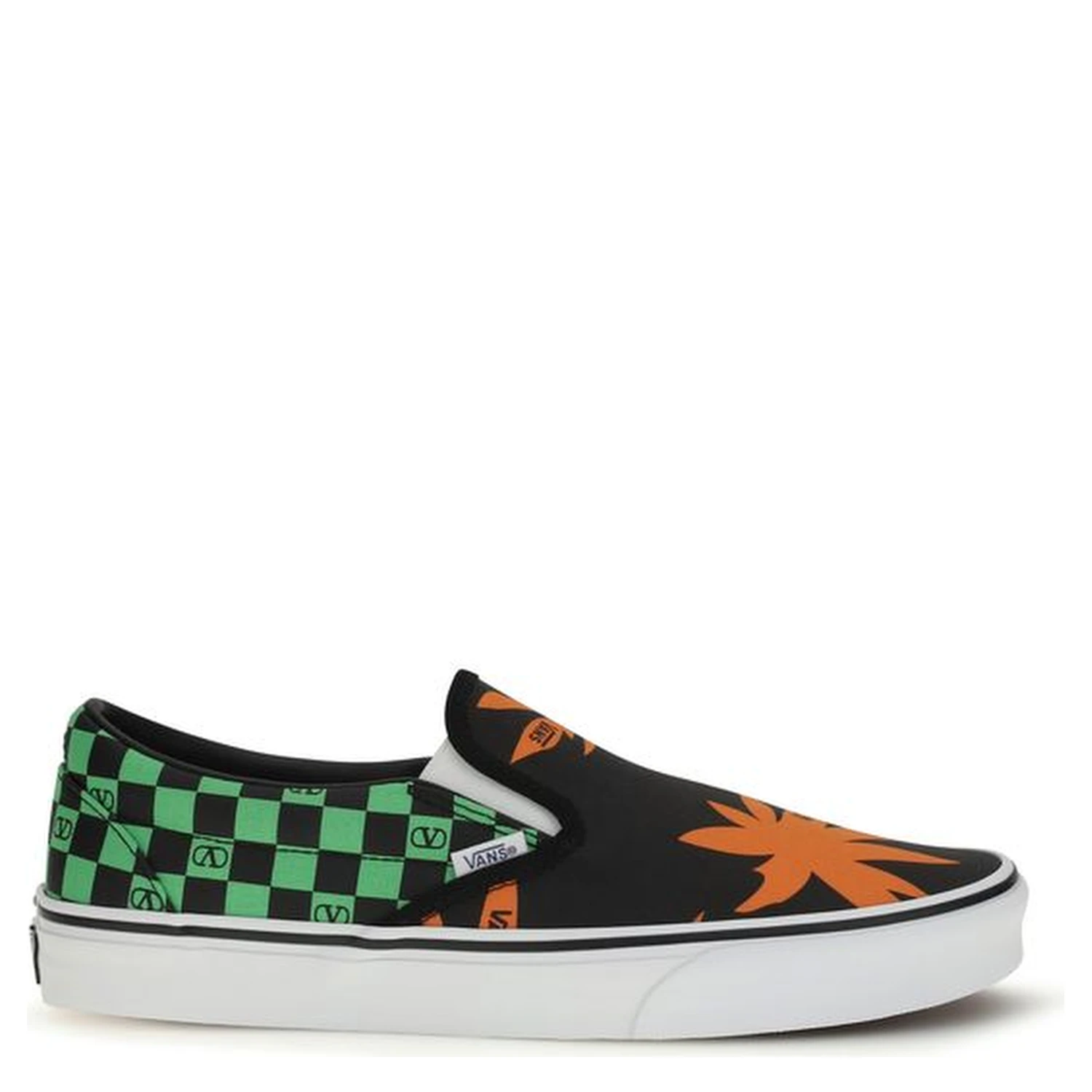 Multicolor Cotton Low Top Sneakers