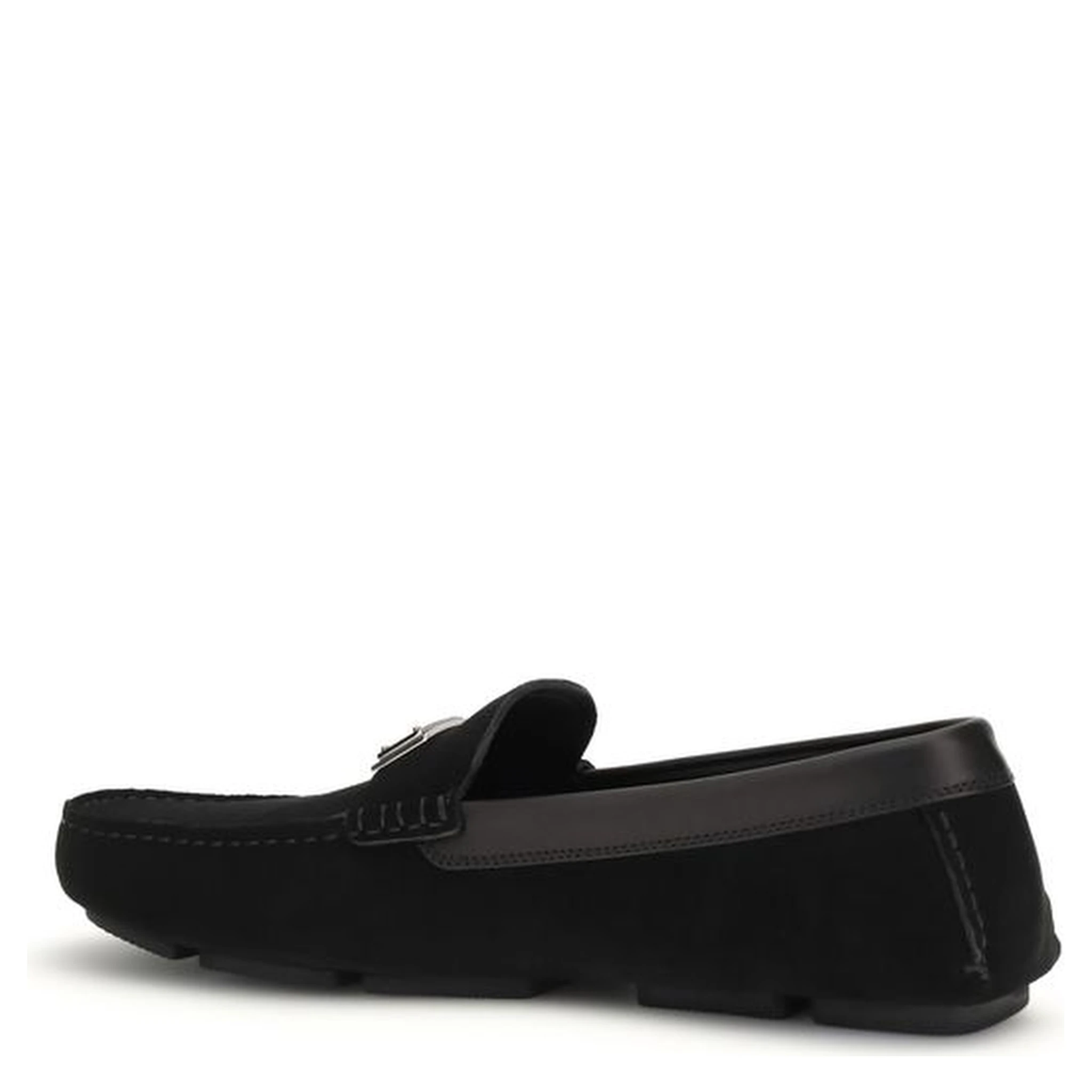 Black Calf Leather Bos Taurus Slip-On Loafers