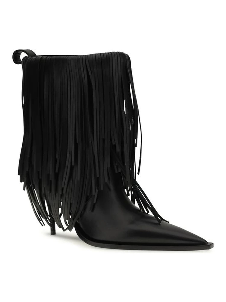 Black Calf Leather Bos Taurus Ankle Boots alternative