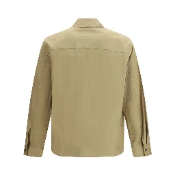 Beige Cotton Jackets And Coat