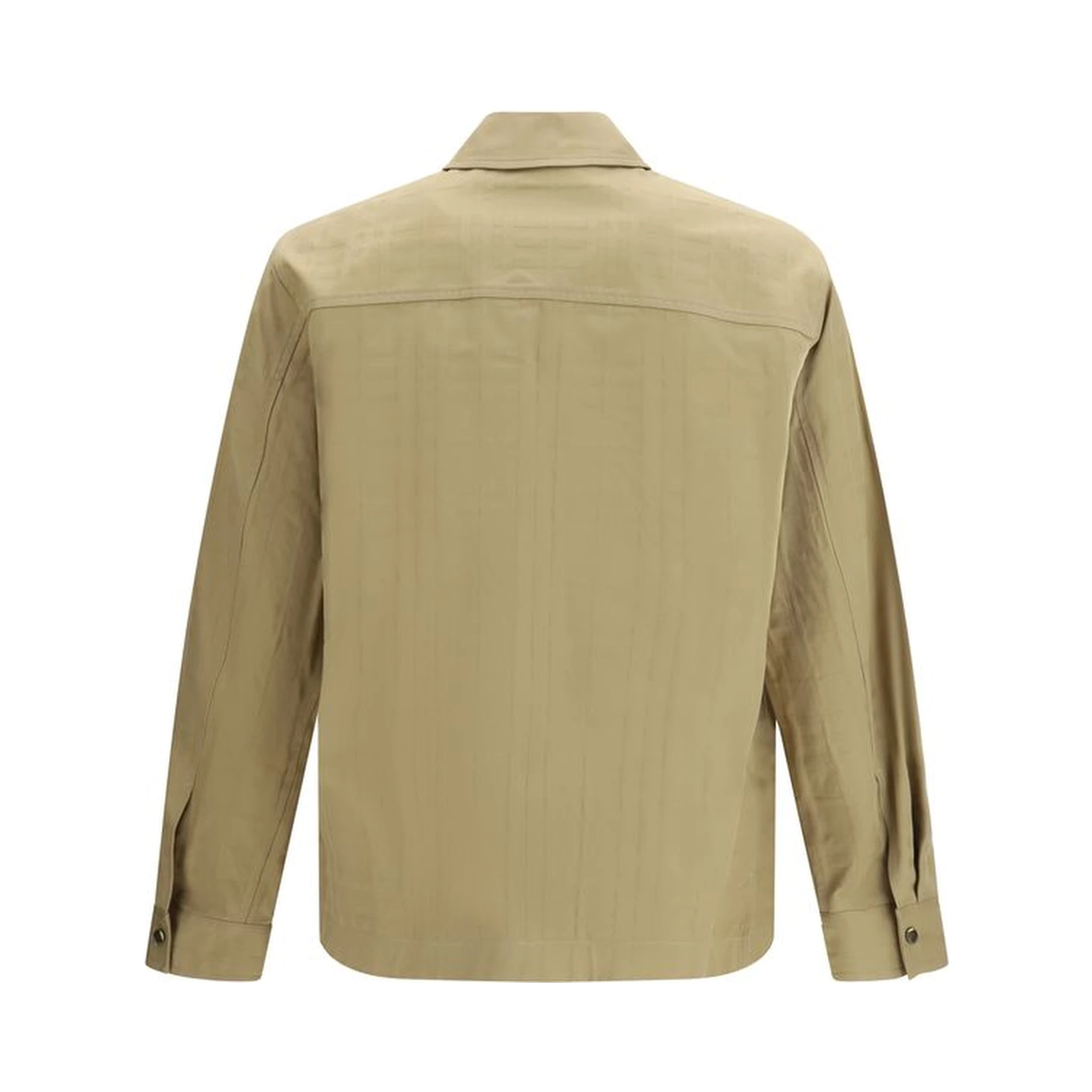 Beige Cotton Jackets And Coat