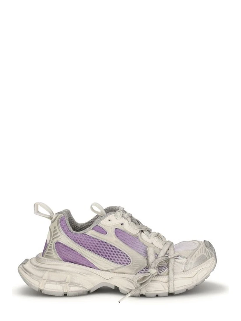 Multicolor Fabric Athletic Sneakers