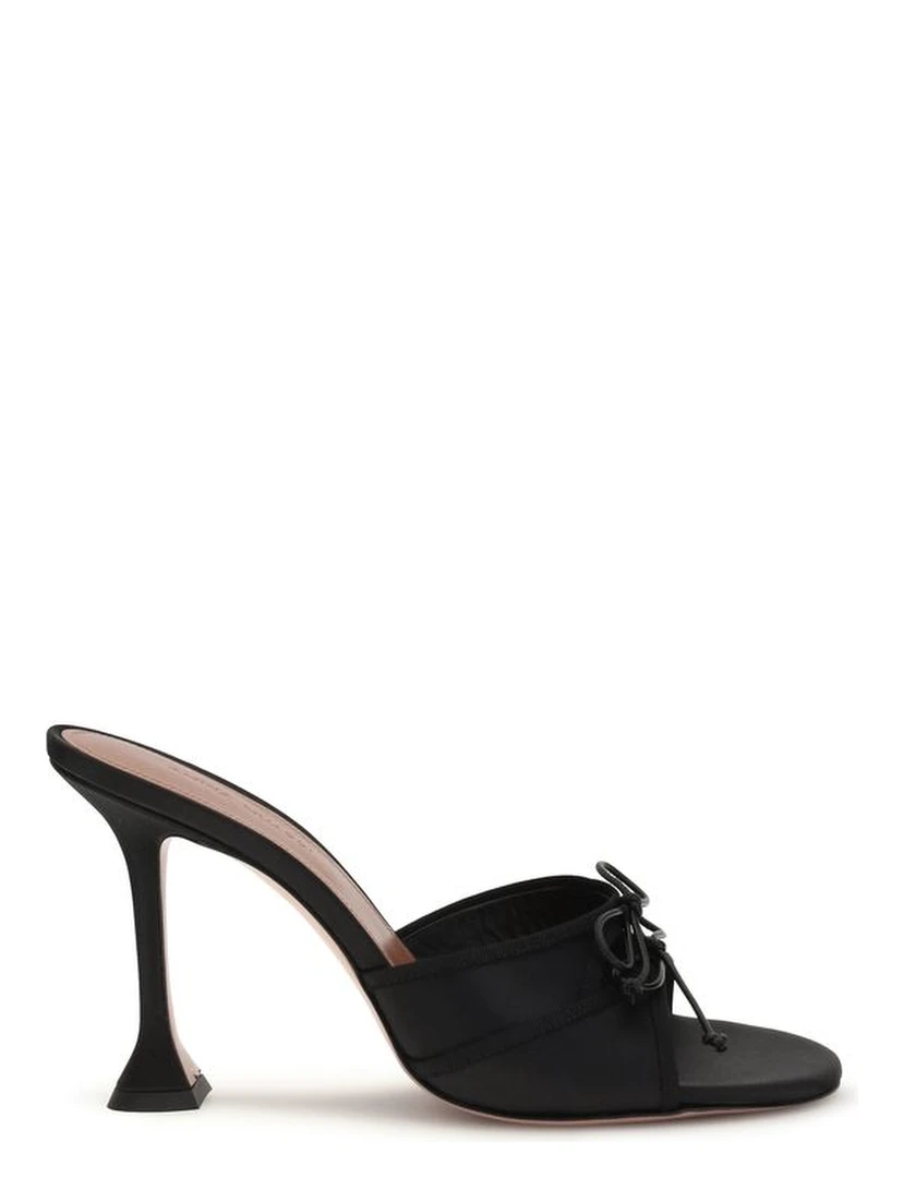 Black Calf Leather Bos Taurus Slippers