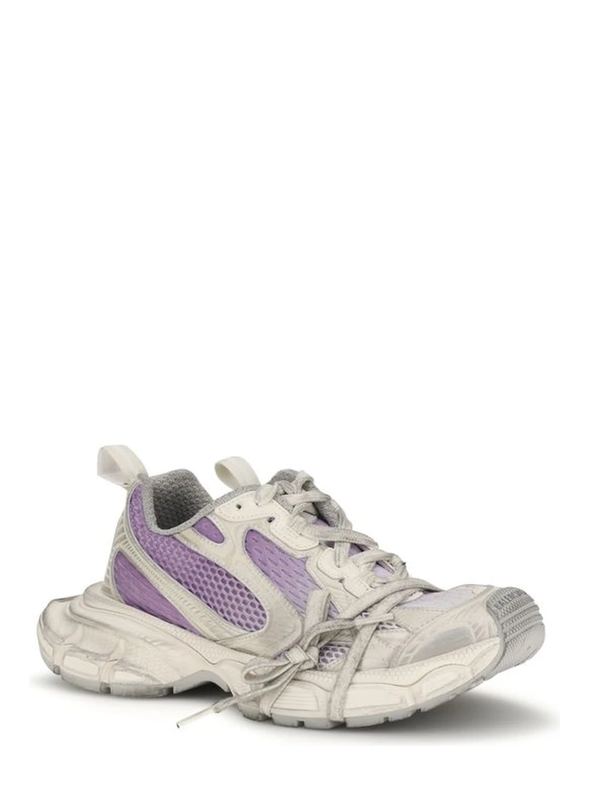 Multicolor Fabric Athletic Sneakers
