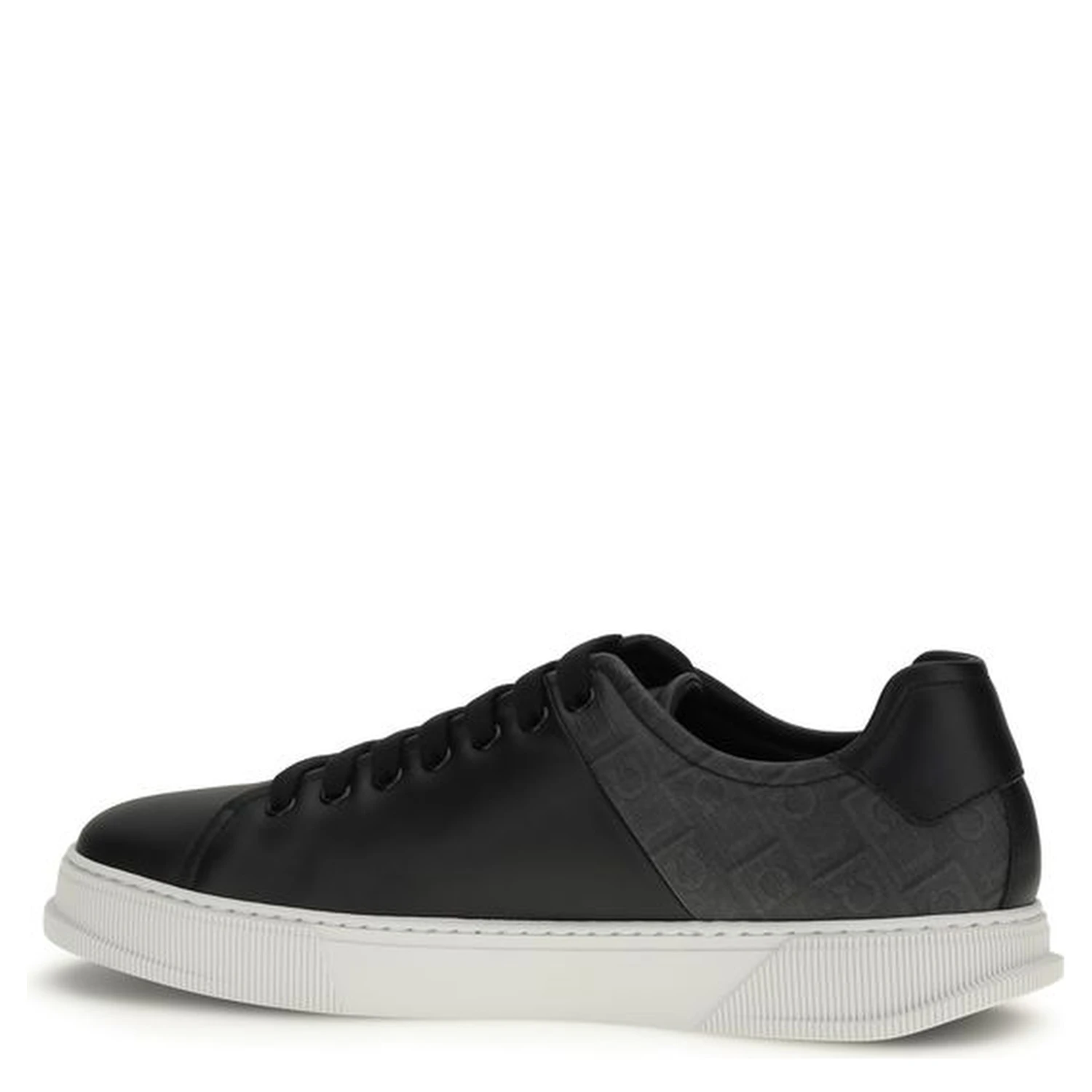 Black Calf Leather Bos Taurus Low Top Sneakers