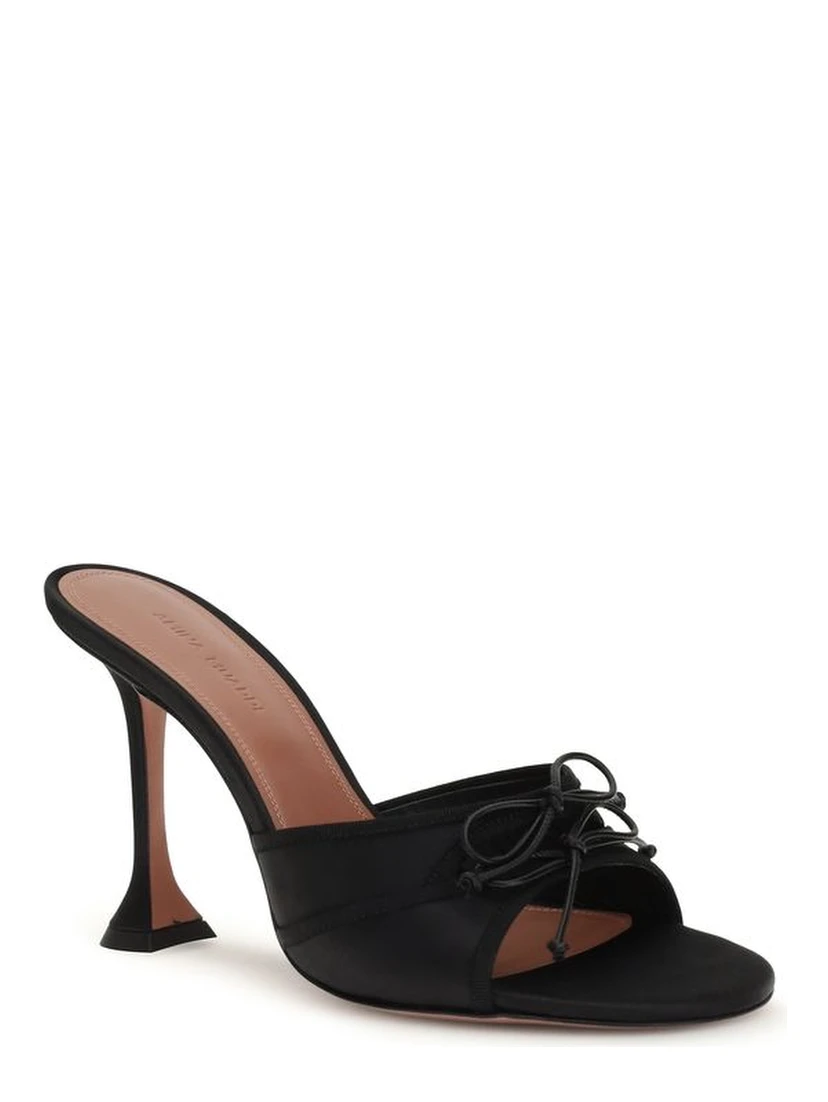 Black Calf Leather Bos Taurus Slippers