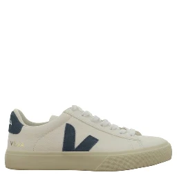 White Calf Leather Bos Taurus Low Top Sneakers