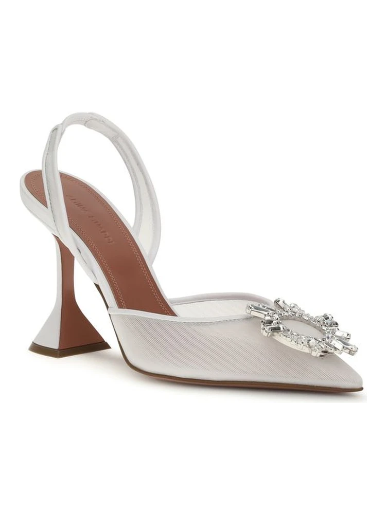 White Calf Leather Bos Taurus High Heel Pumps alternative