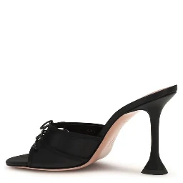 Black Calf Leather Bos Taurus Slippers
