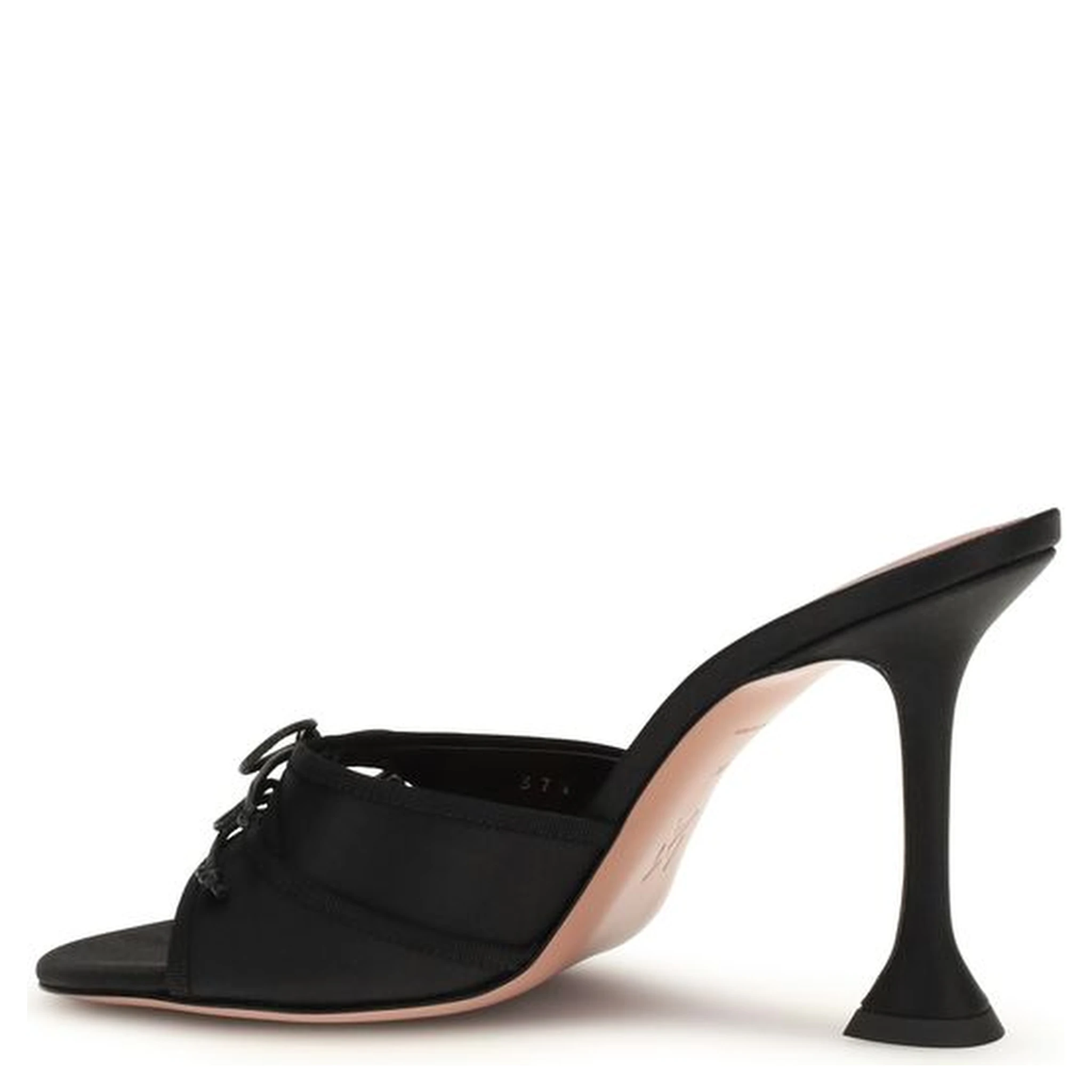 Black Calf Leather Bos Taurus Slippers