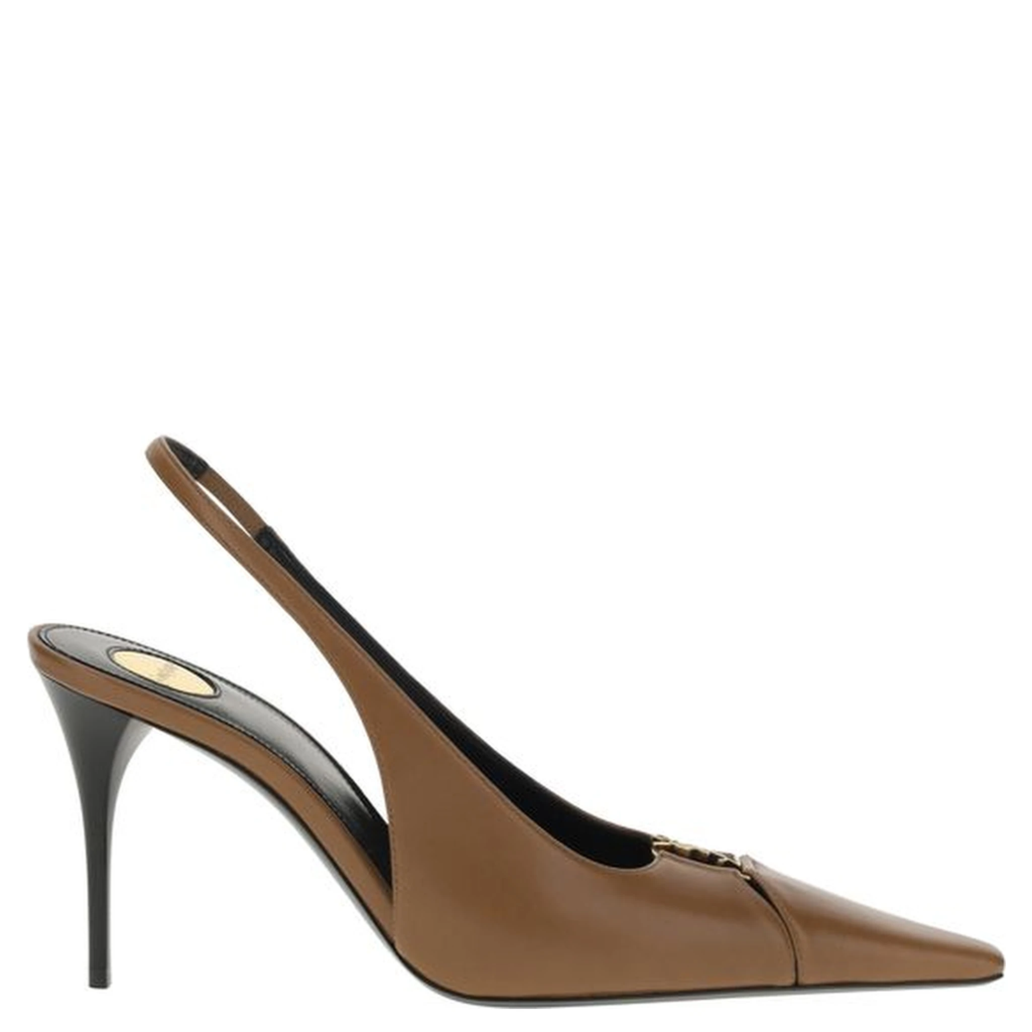 Brown Lamb Ovis Aries Aries High Heel Pumps