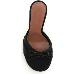 Black Calf Leather Bos Taurus Slippers