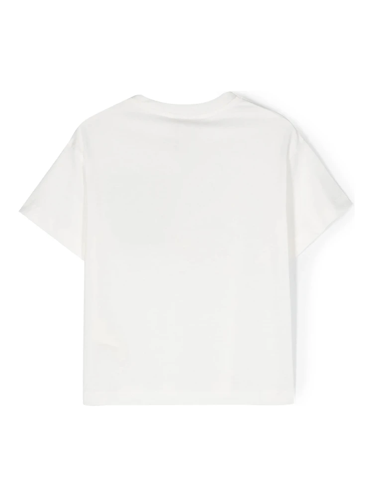 تيشيرتات وبولو بيضاء للأطفال من فندي alternative