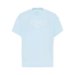 FENDI KIDS T-shirts and Polos Clear Blue