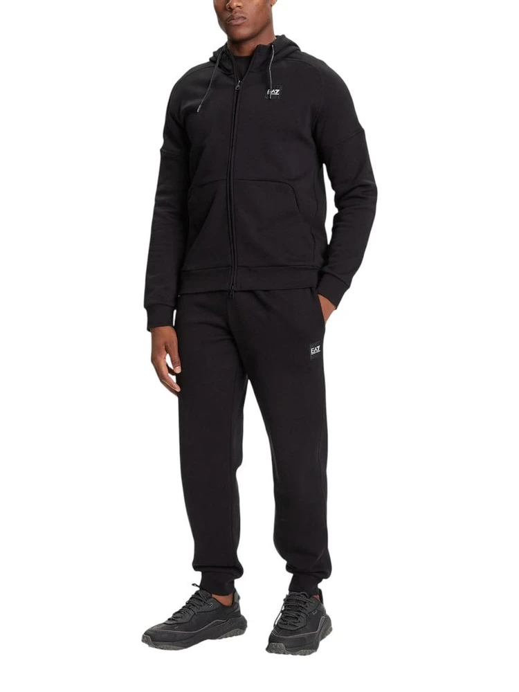 Black Cotton Sweatsuit