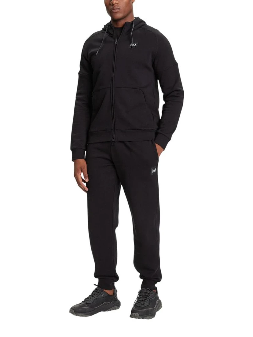 Black Cotton Sweatsuit