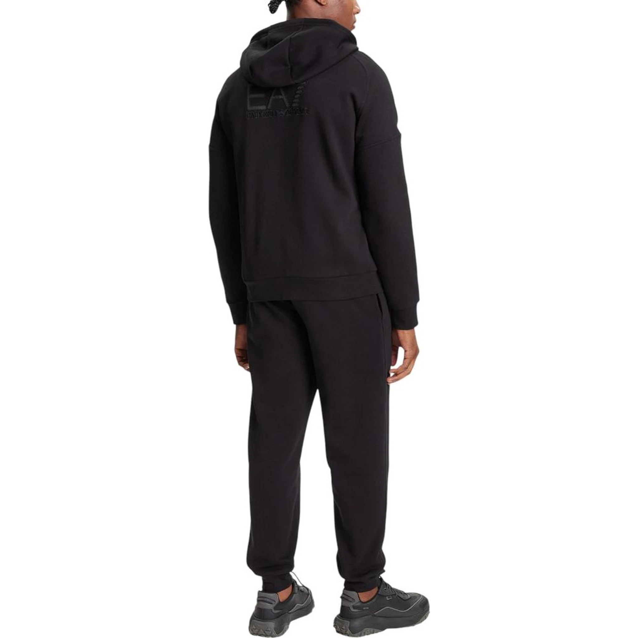 Black Cotton Sweatsuit