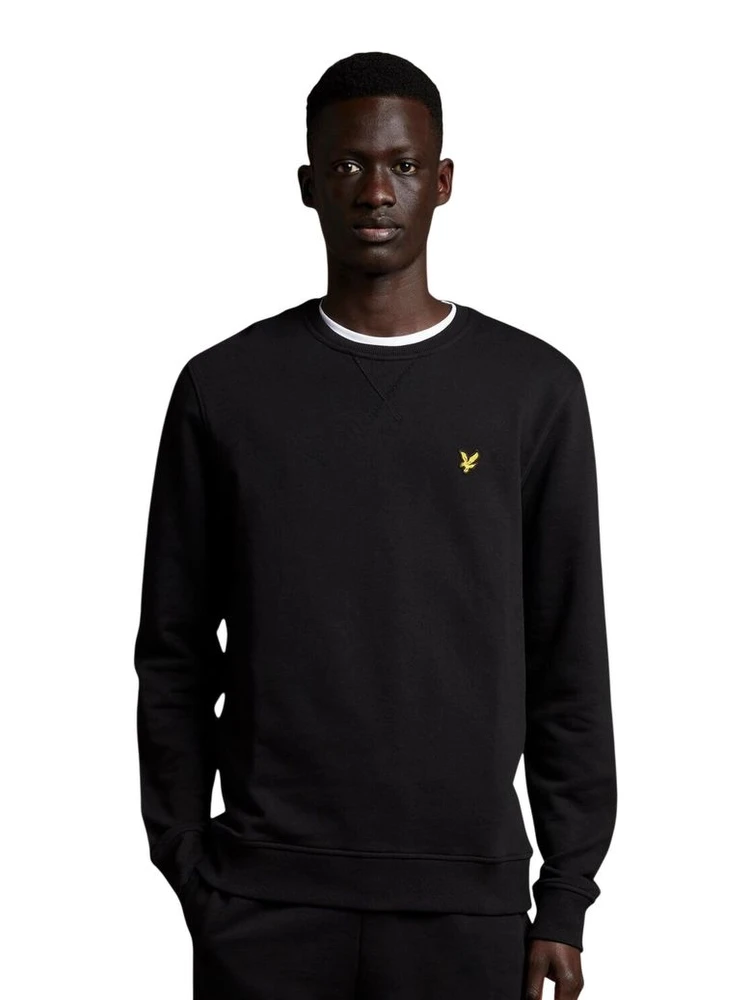 Black Cotton Sweatshirt