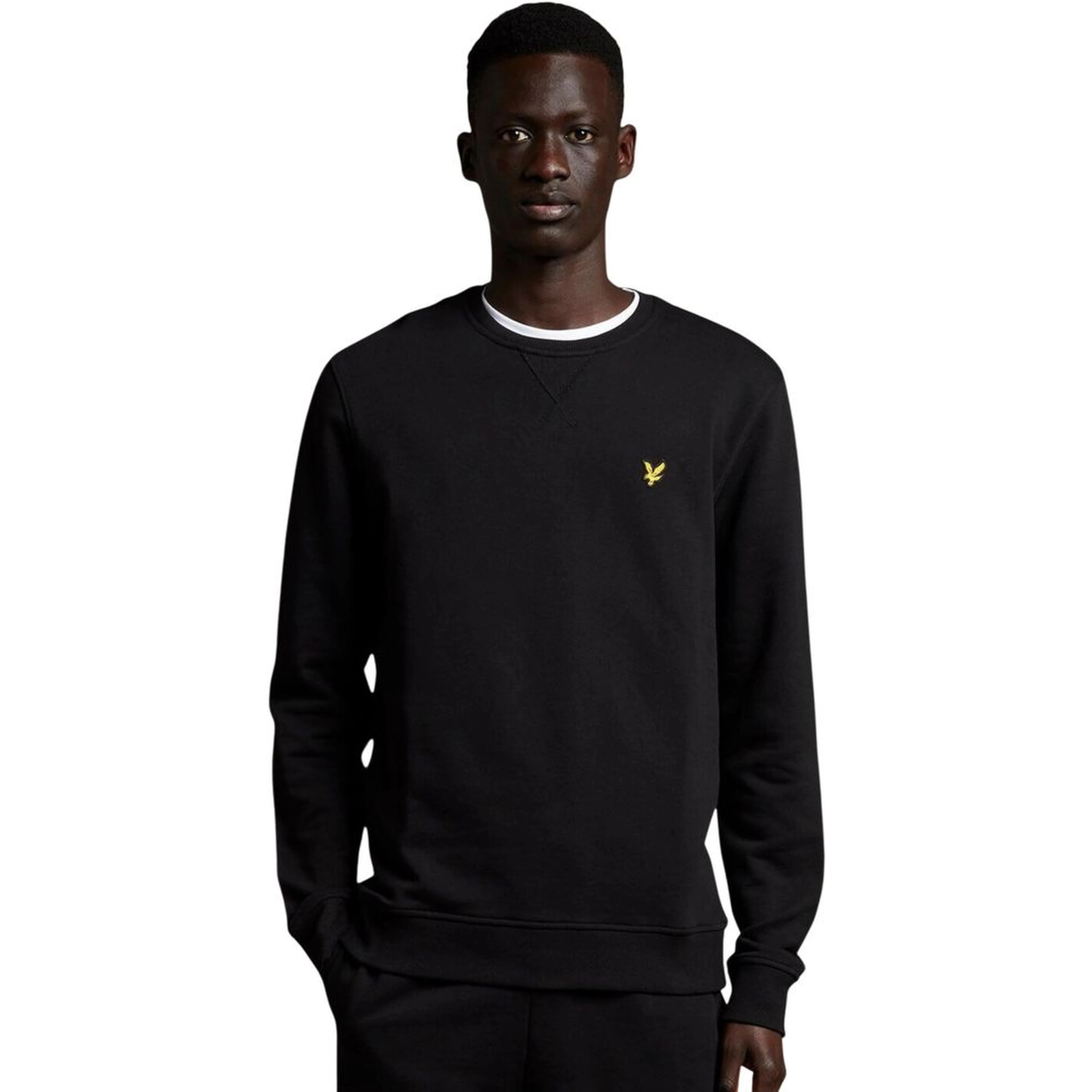 Black Cotton Sweatshirt