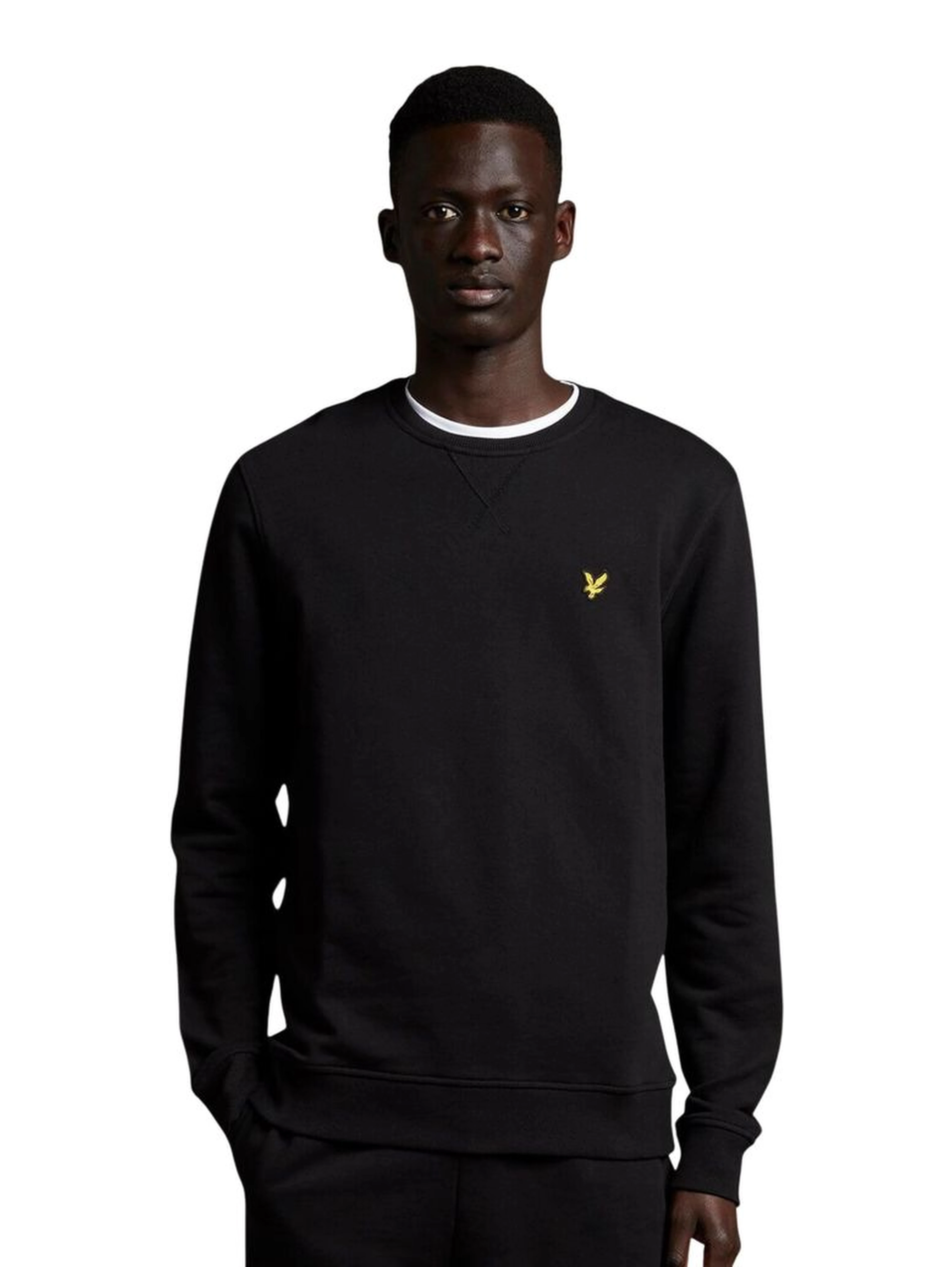 Black Cotton Sweatshirt