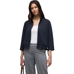 Blue Polyester Sweatshirt
