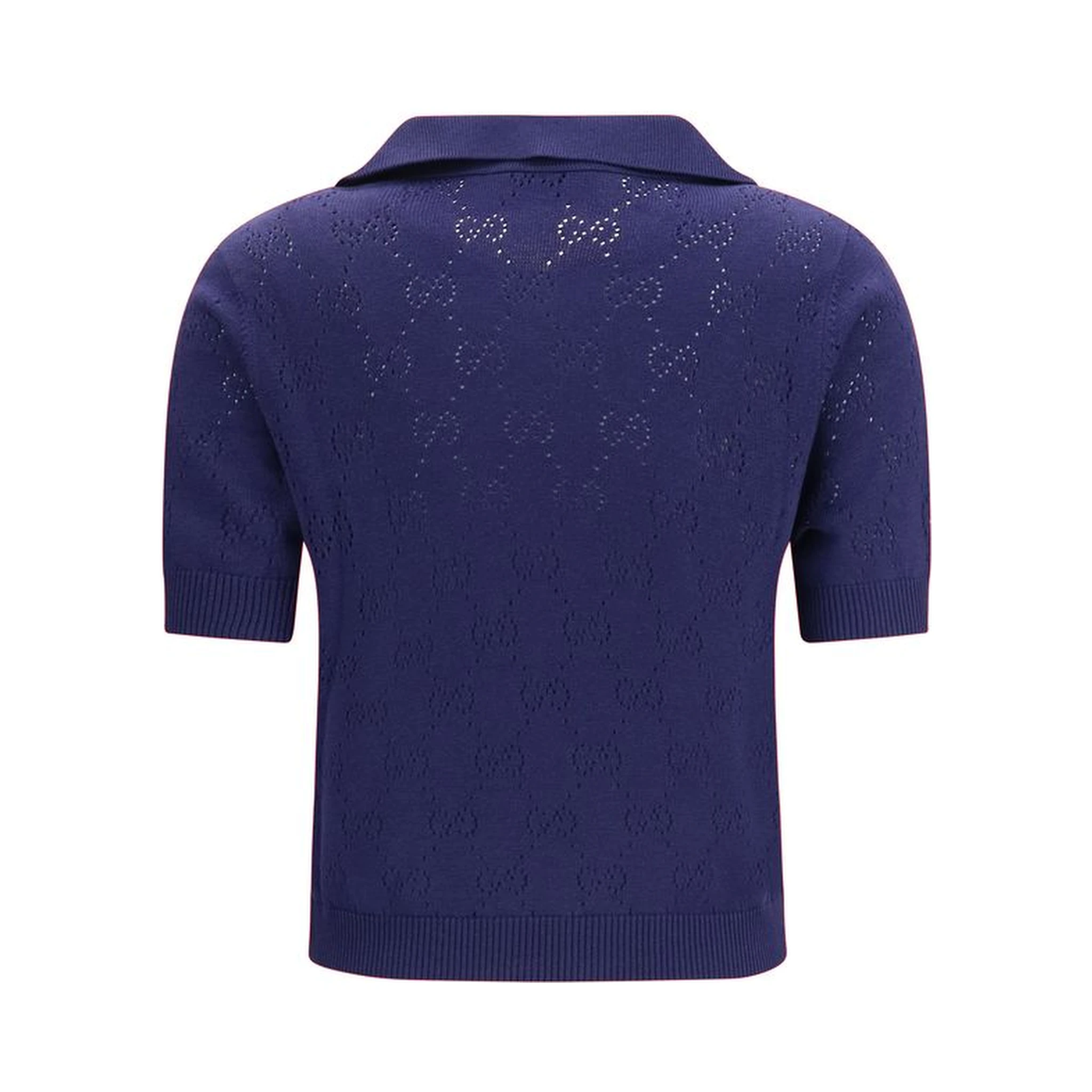 Blue Silk Top