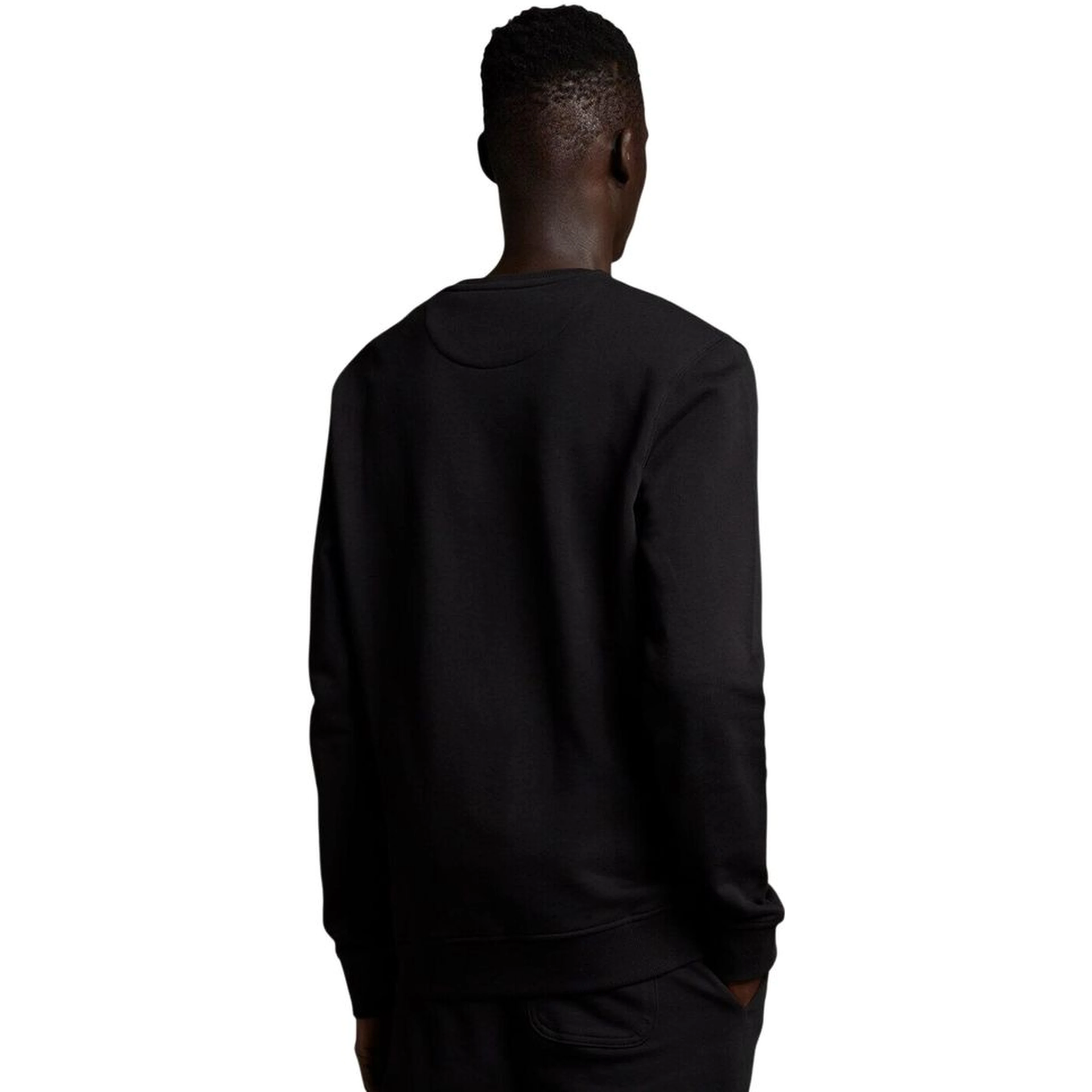Black Cotton Sweatshirt