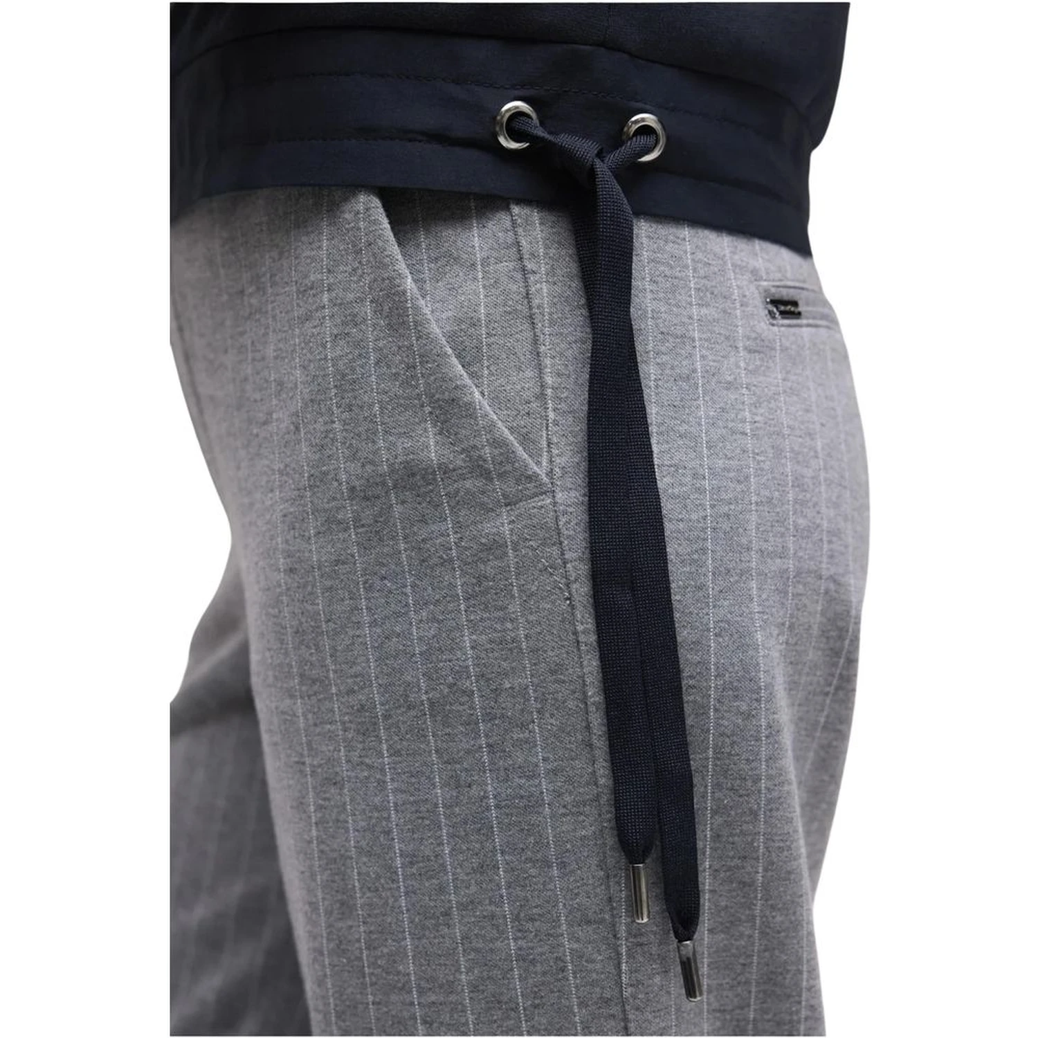 Blue Polyester Sweatshirt