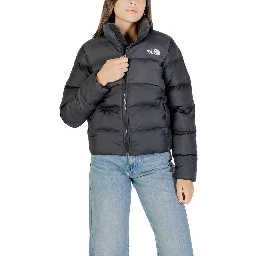 Black Polyester Coat